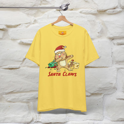 "Santa Claws" |Funny Cat T-Shirt | Nunu&Miao Studio