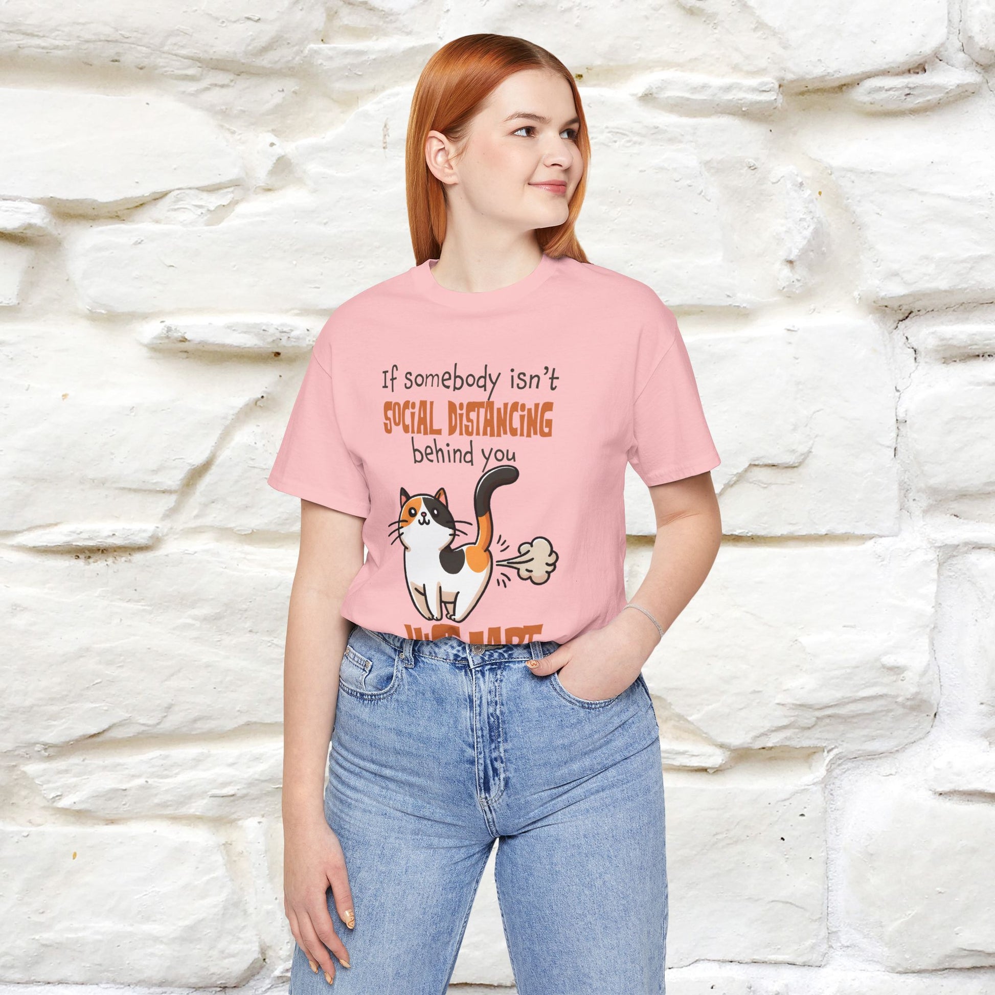 ''If Somebody Isn't Socila Distancing ...'' | Cat T-Shirt  | Nunu&Miao Studio - Nunu&Miao Studio