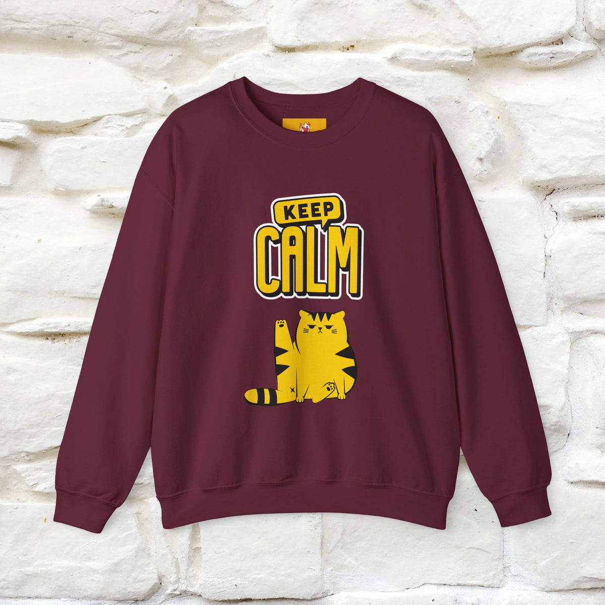 "Keep Calm'' |Cat Sweatshirt | Nunu&Miao Studio