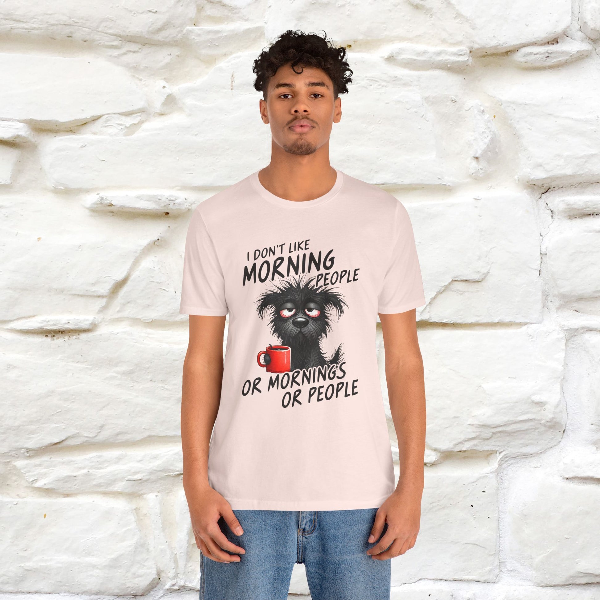 "I Don't Like Morning People..." Funny T-shirt |Nunu&Miao Studio - Nunu&Miao Studio
