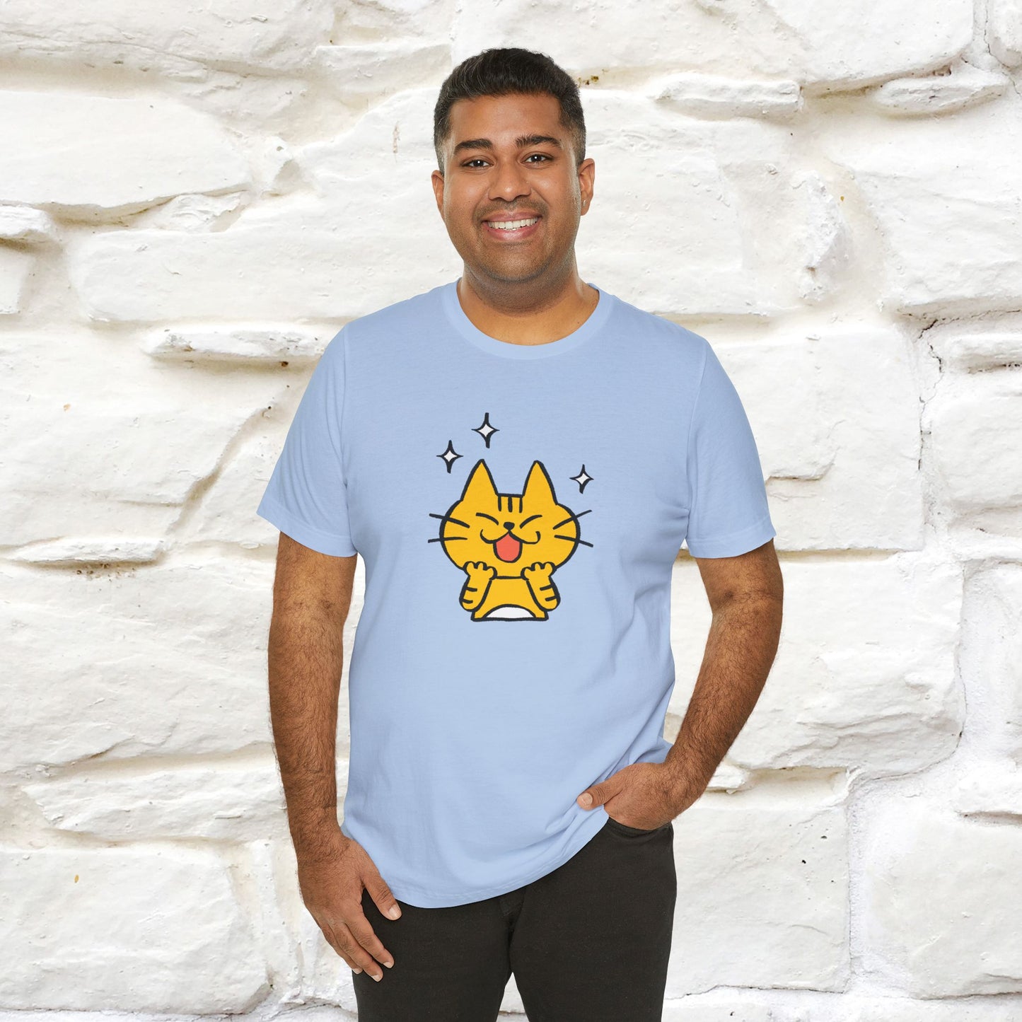 ""It's A Good Day" Cat T-Shirt| Front & Back Design | Nunu&Miao Studio - Nunu&Miao Studio
