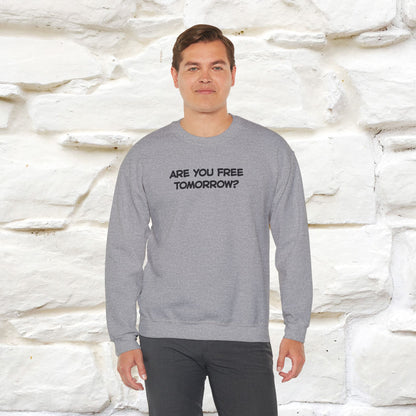 ''Are You Free Tomorrow ...'' | Cute Cat Sweatshirt | Nunu&Miao Studio