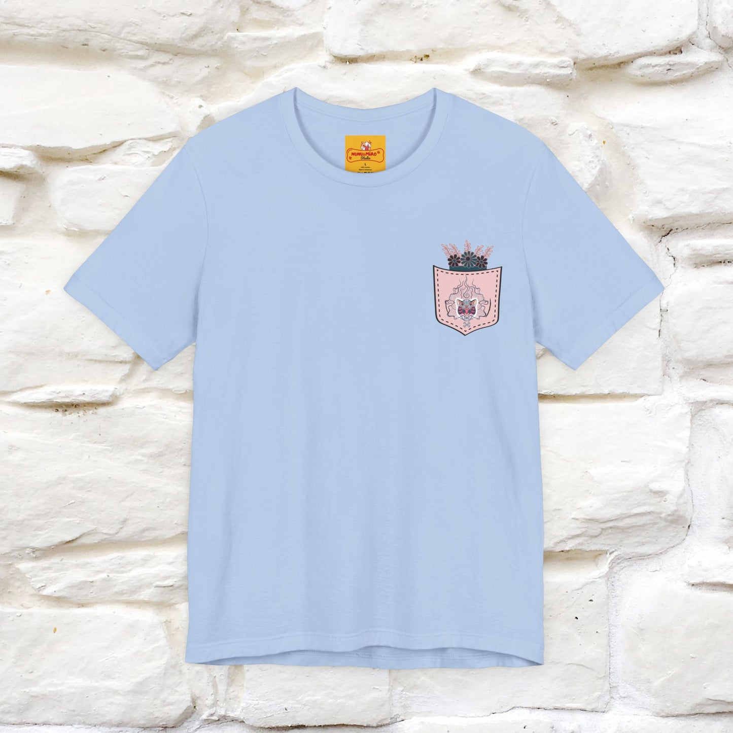 ''Air Fire Cat'' | Cat T-Shirt Front and Back Design | Nunu&Miao Studio - Nunu&Miao Studio