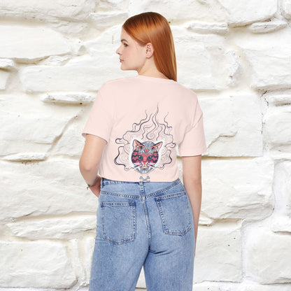 ''Air Fire Cat'' | Cat T-Shirt Front and Back Design | Nunu&Miao Studio - Nunu&Miao Studio