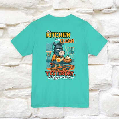 "The Kitchen Was Clean... " |Funny T-Shirt | Nunu&Miao Studio - Nunu&Miao Studio