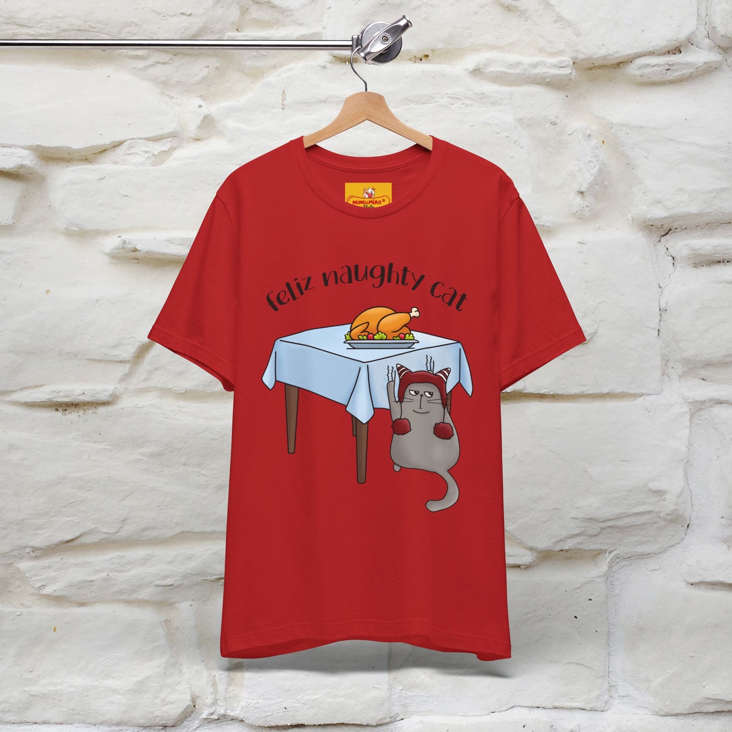 "Feliz Naughty Cat" |Funny Cat T-Shirt | Nunu&Miao Studio