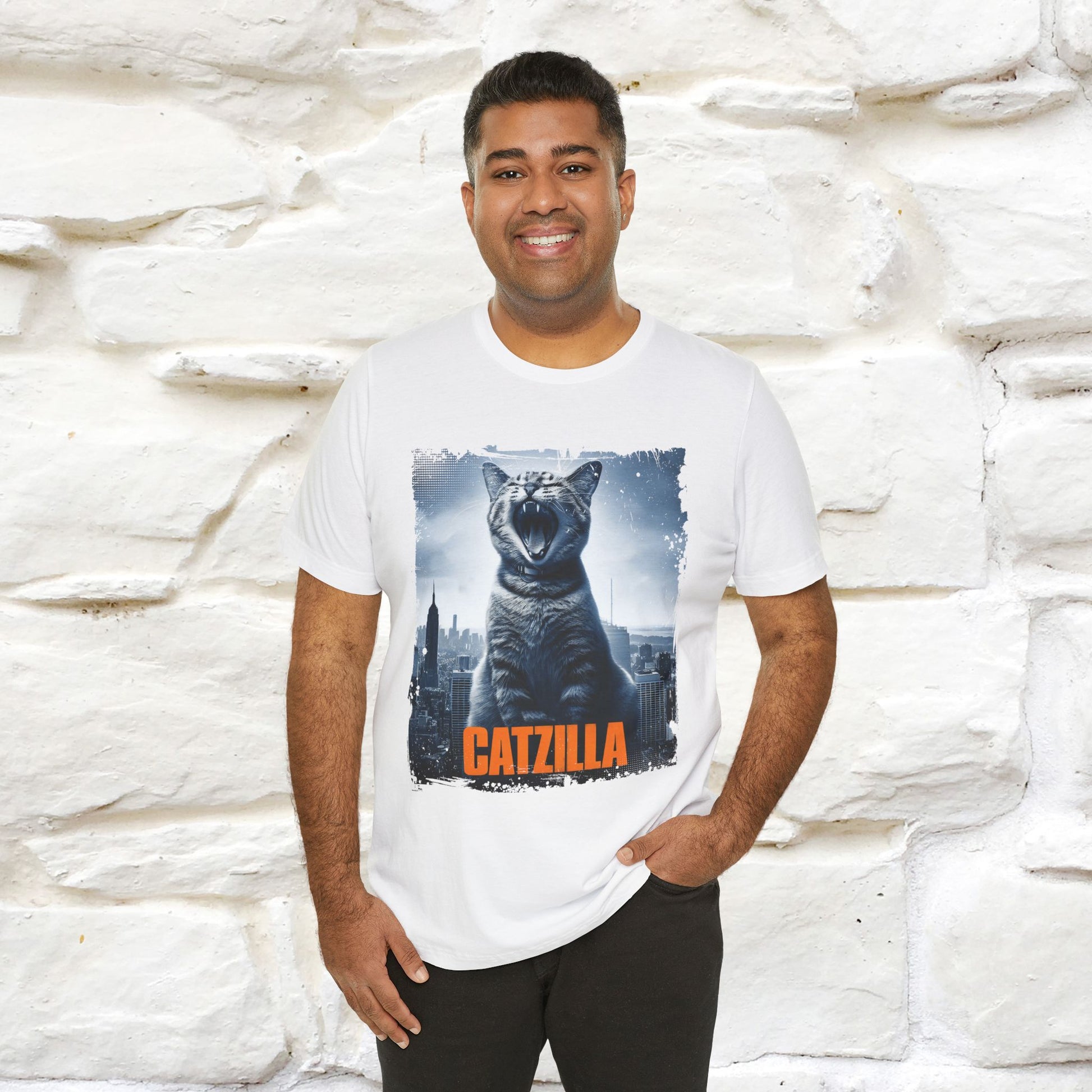 Catzilla T-Shirt | Cat T-Shirt | Nunu&Miao Studio - Nunu&Miao Studio