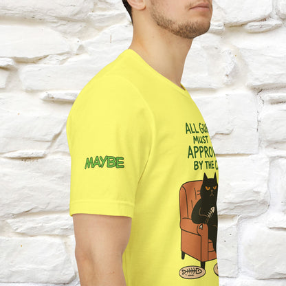 "All Guest Must Be Approved By The Cat - NO,MAYBE" Cat T-shirt |Nunu&Miao Studio