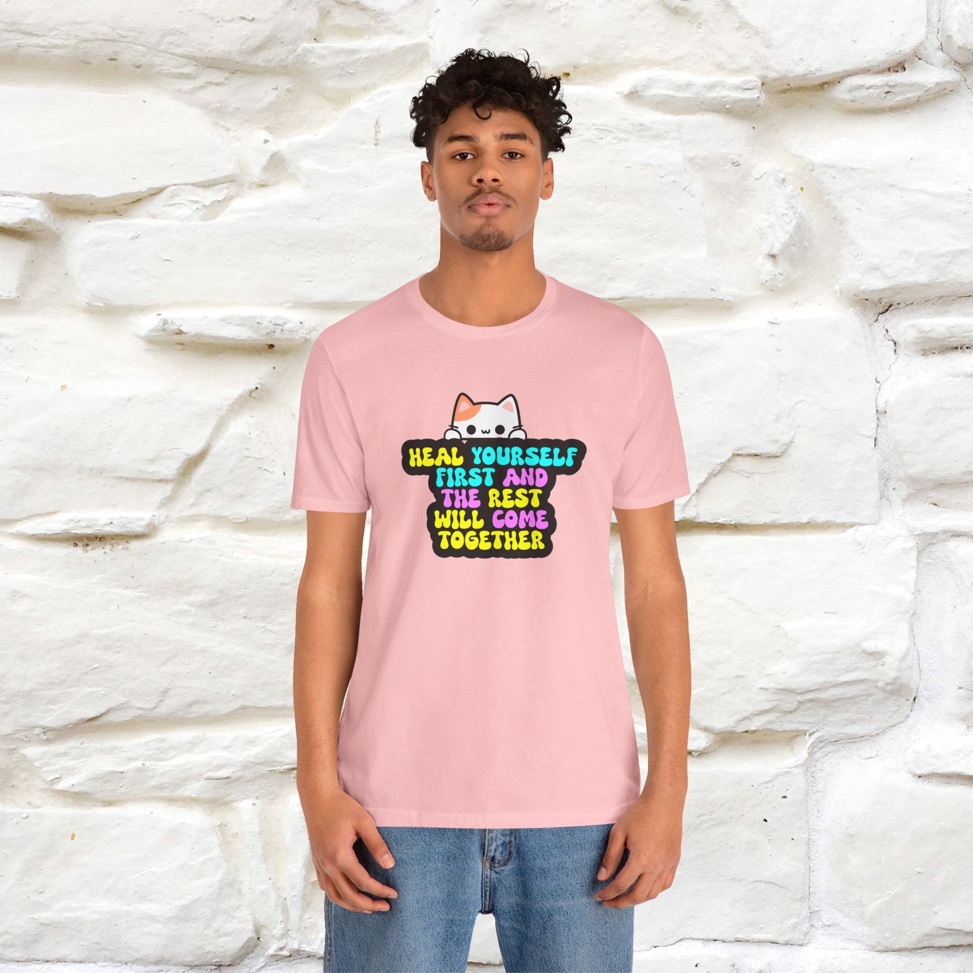 "Heal Yourself First And The Rest Will Come Together" T-shirt for Men & Women | 100% Cotton* - Nunu&Miao Studio