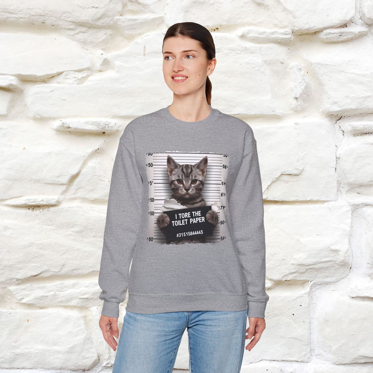 "I Tore The Toilet Paper.'' |Cat Sweatshirt | Nunu&Miao Studio