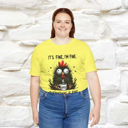 "Everything Is Fine" |Funny T-Shirt | Nunu&Miao Studio - Nunu&Miao Studio