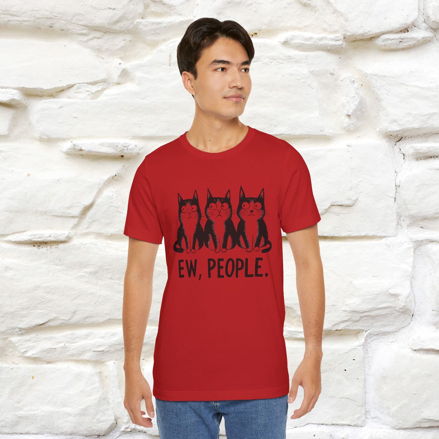 Ew, People | Funny Cat T-Shirt | Nunu&Miao Studio - Nunu&Miao Studio
