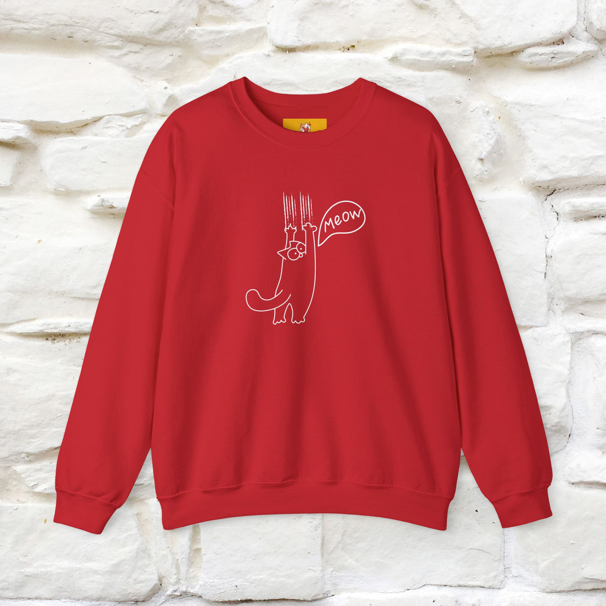''Meow.'' |Cat Sweatshirt | Nunu&Miao Studio