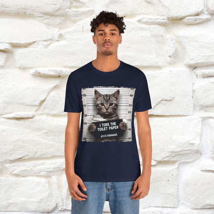 ''I Tore The Toilet Paper'' | Funny Cat T-Shirt | Nunu&Miao Studio - Nunu&Miao Studio