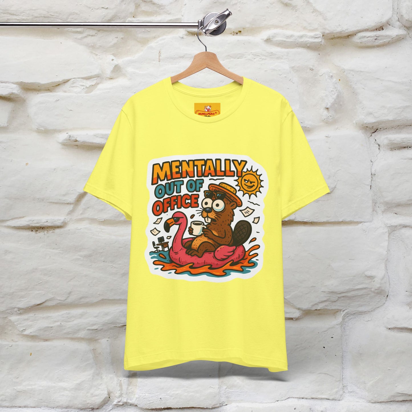 ''Mentally Out Of Office''|  Sarcastic Cat T-Shirt | Nunu&Miao Studio