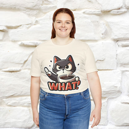 ''What !'' | Cat T-Shirt  | Nunu&Miao Studio - Nunu&Miao Studio