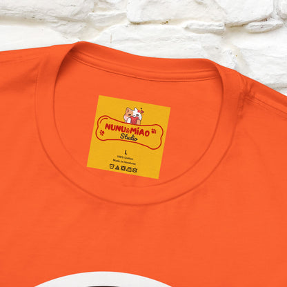 "Funny stay-at-home tee" Cat T-shirt |Nunu&Miao Studio - Nunu&Miao Studio