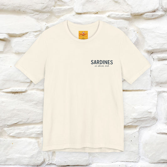 "Sardines In Olive Oil" Cute T-shirt | Front & Back Design|Nunu&Miao Studio - Nunu&Miao Studio