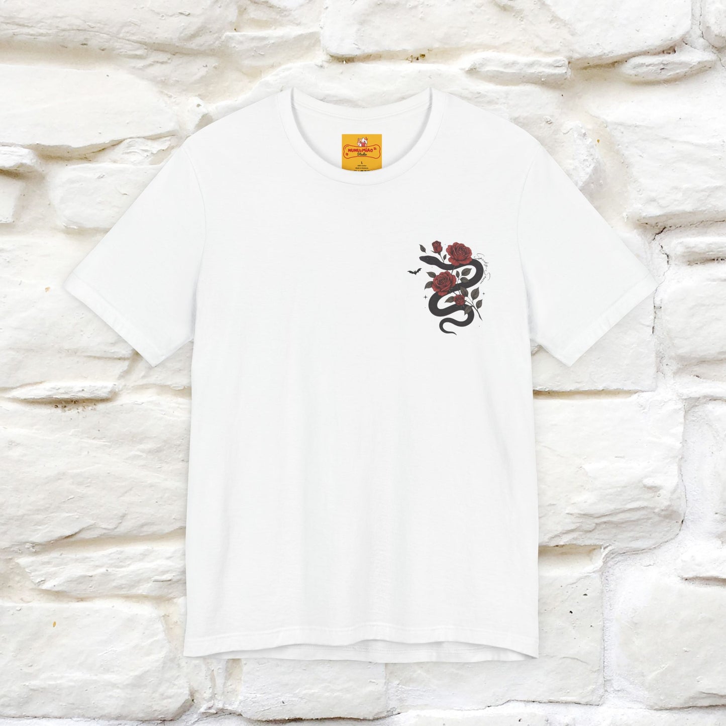 "The Rose and The Snake " Halloween T-shirt |Nunu&Miao Studio - Nunu&Miao Studio