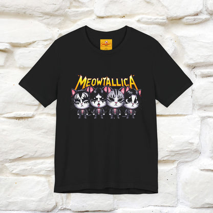 Meowtallica T-Shirt | Rock-Inspired Cat Tee| Nunu&Miao Studio