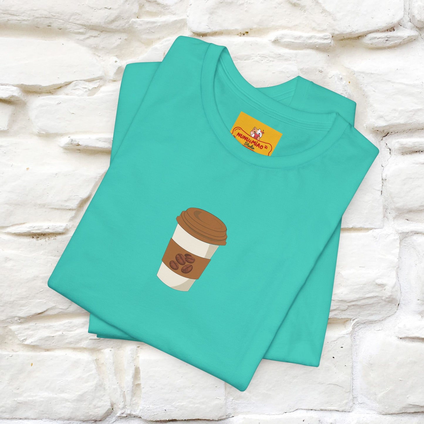 "Where Is My Coffe?" Cat T-Shirt | Front & Back Design | Nunu&Miao Studio