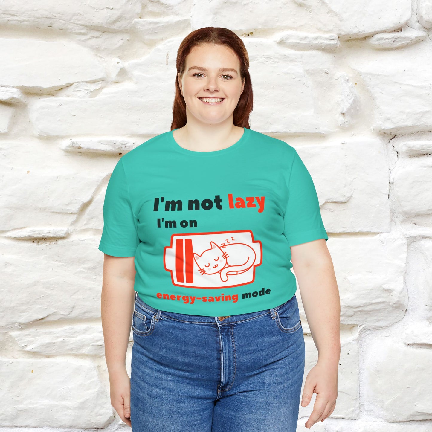 ''I am Not Lazy...'' Cat T-Shirt | Nunu&Miao Studio - Nunu&Miao Studio