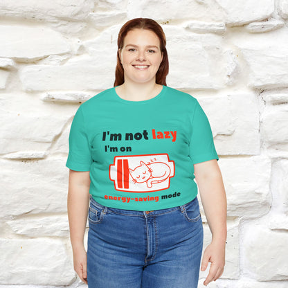 ''I am Not Lazy...'' Cat T-Shirt | Nunu&Miao Studio - Nunu&Miao Studio