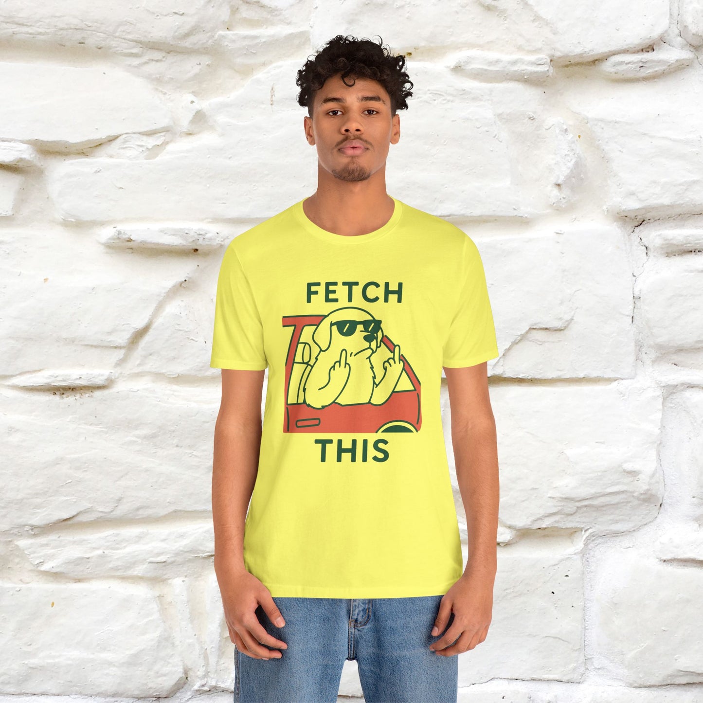 "Fetch This" Funny Dog T-shirt |Nunu&Miao Studio - Nunu&Miao Studio