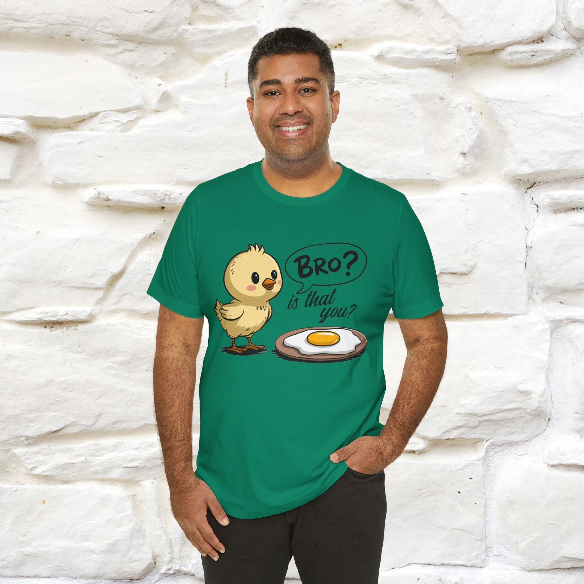 "Bro Is That You?" Funny Chicken T-shirt |Nunu&Miao Studio - Nunu&Miao Studio