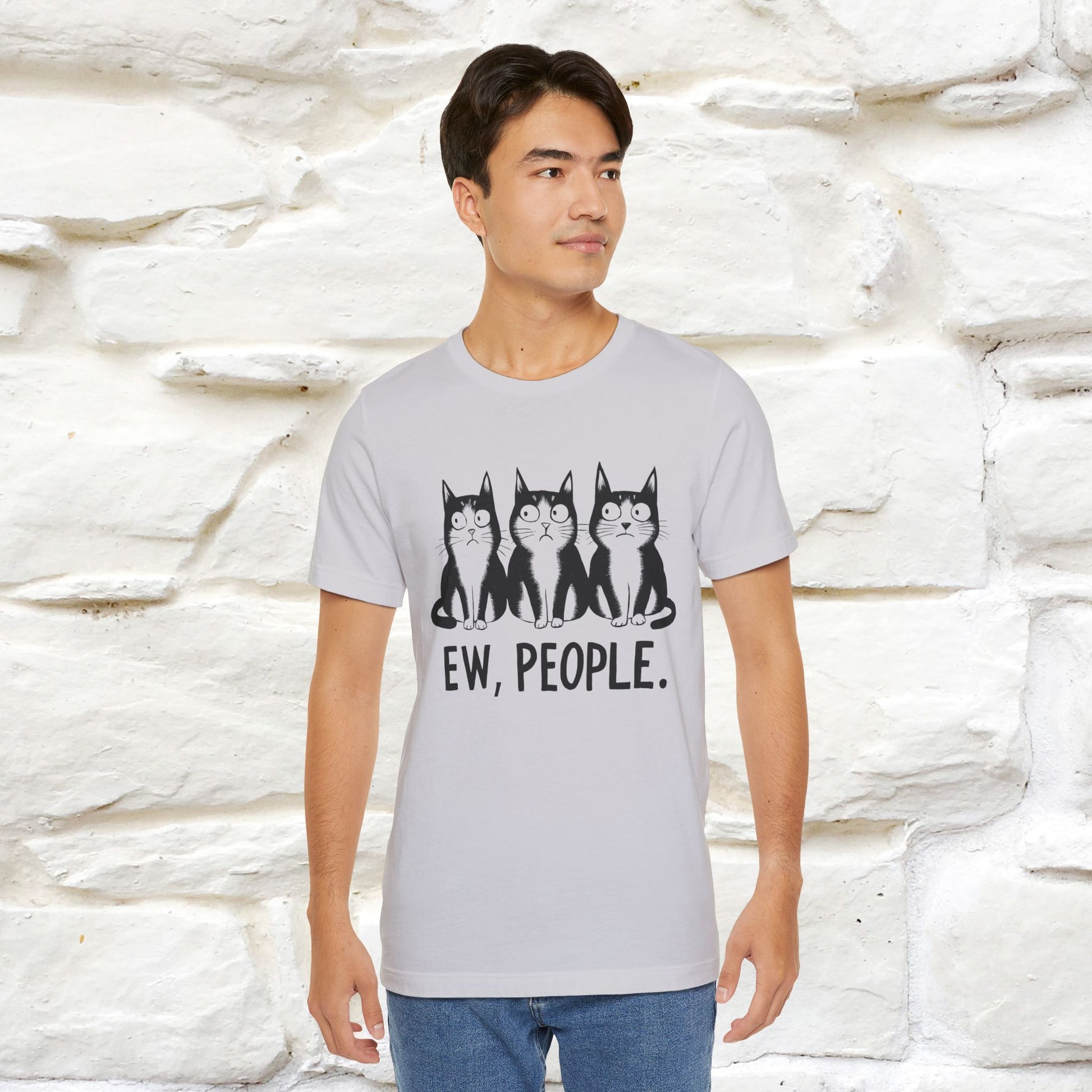Ew, People | Funny Cat T-Shirt | Nunu&Miao Studio - Nunu&Miao Studio