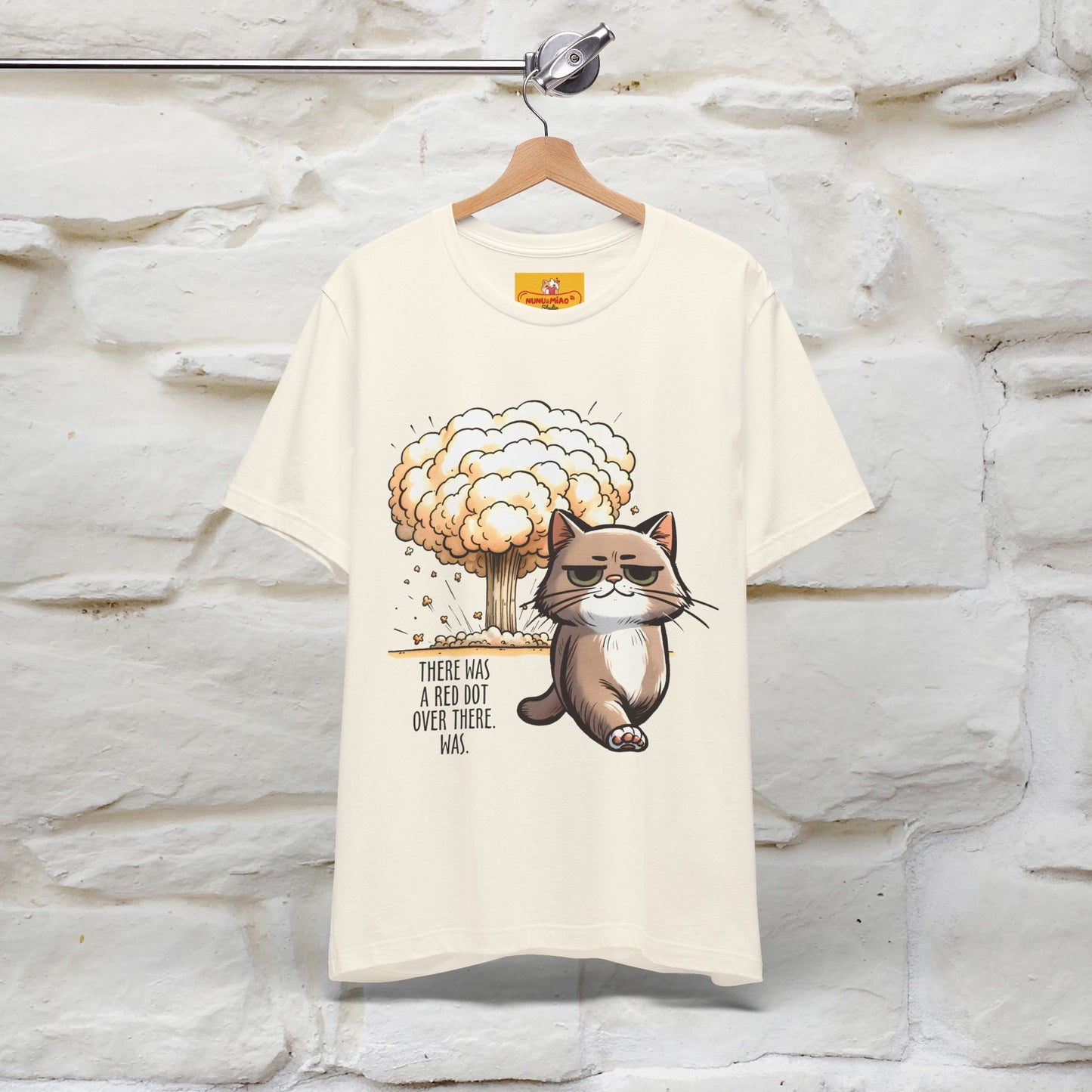 ''The Red Dot Chase'' Funny Cat T-Shirt | Nunu&Miao Studio - Nunu&Miao Studio