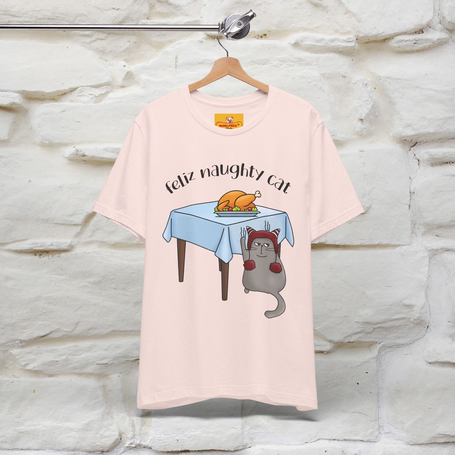"Feliz Naughty Cat" |Funny Cat T-Shirt | Nunu&Miao Studio
