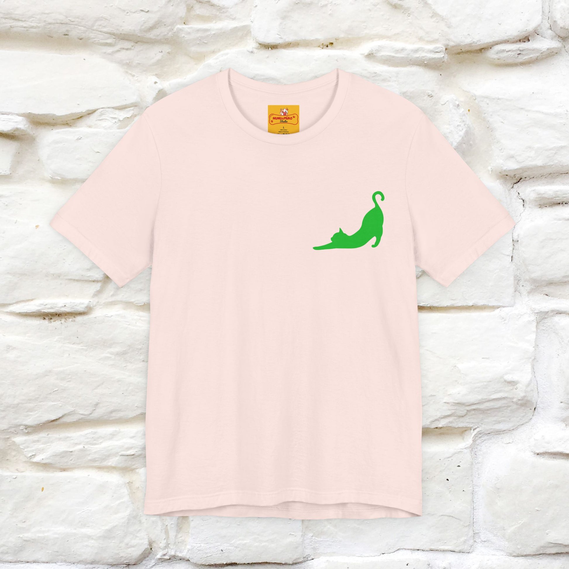 "Take a Deep Breath & Try All Over Again" Cat T-Shirt| Front & Back Design | Nunu&Miao Studio - Nunu&Miao Studio