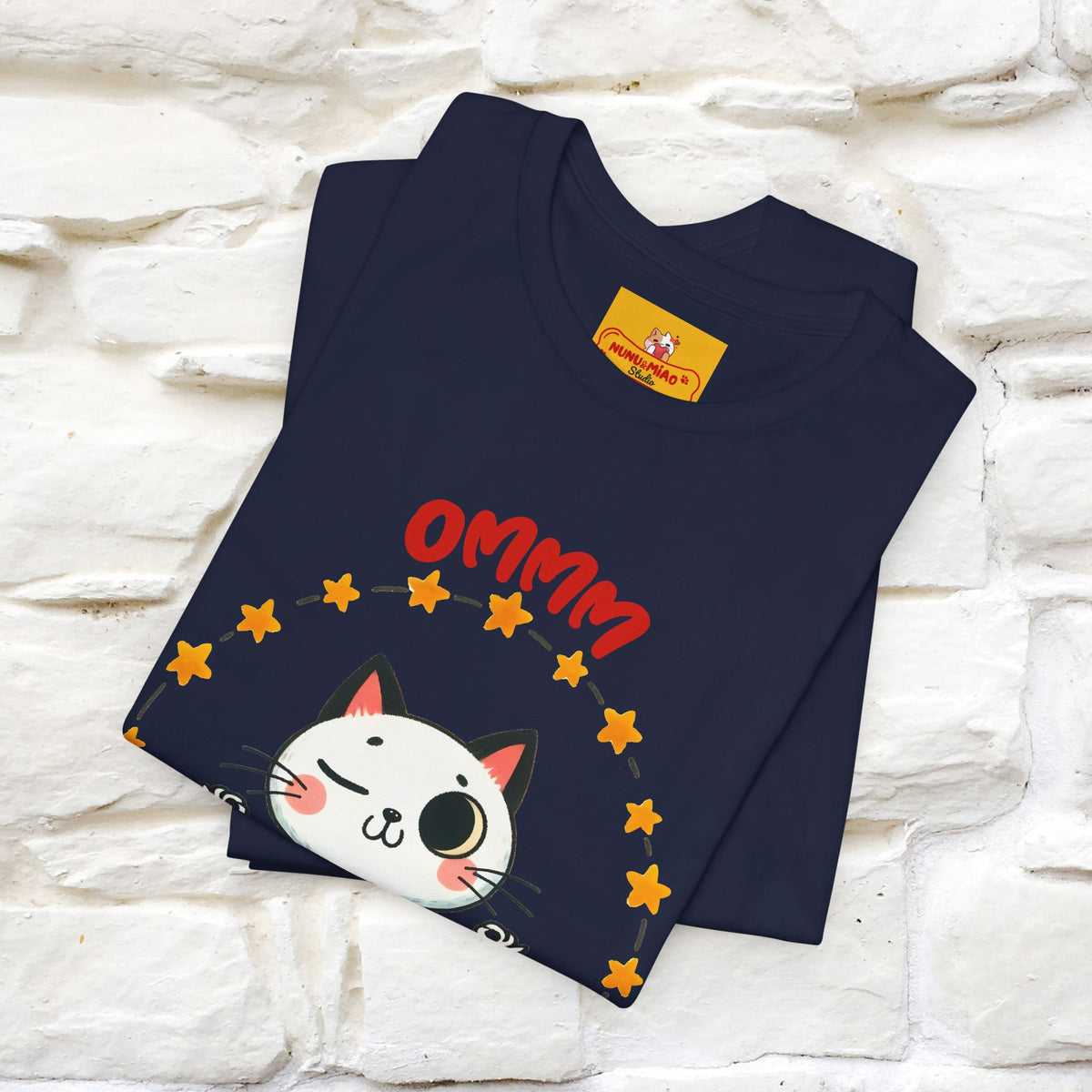 ''Ommm, Keep Calm'' Cat T-Shirt | Nunu&Miao Studio