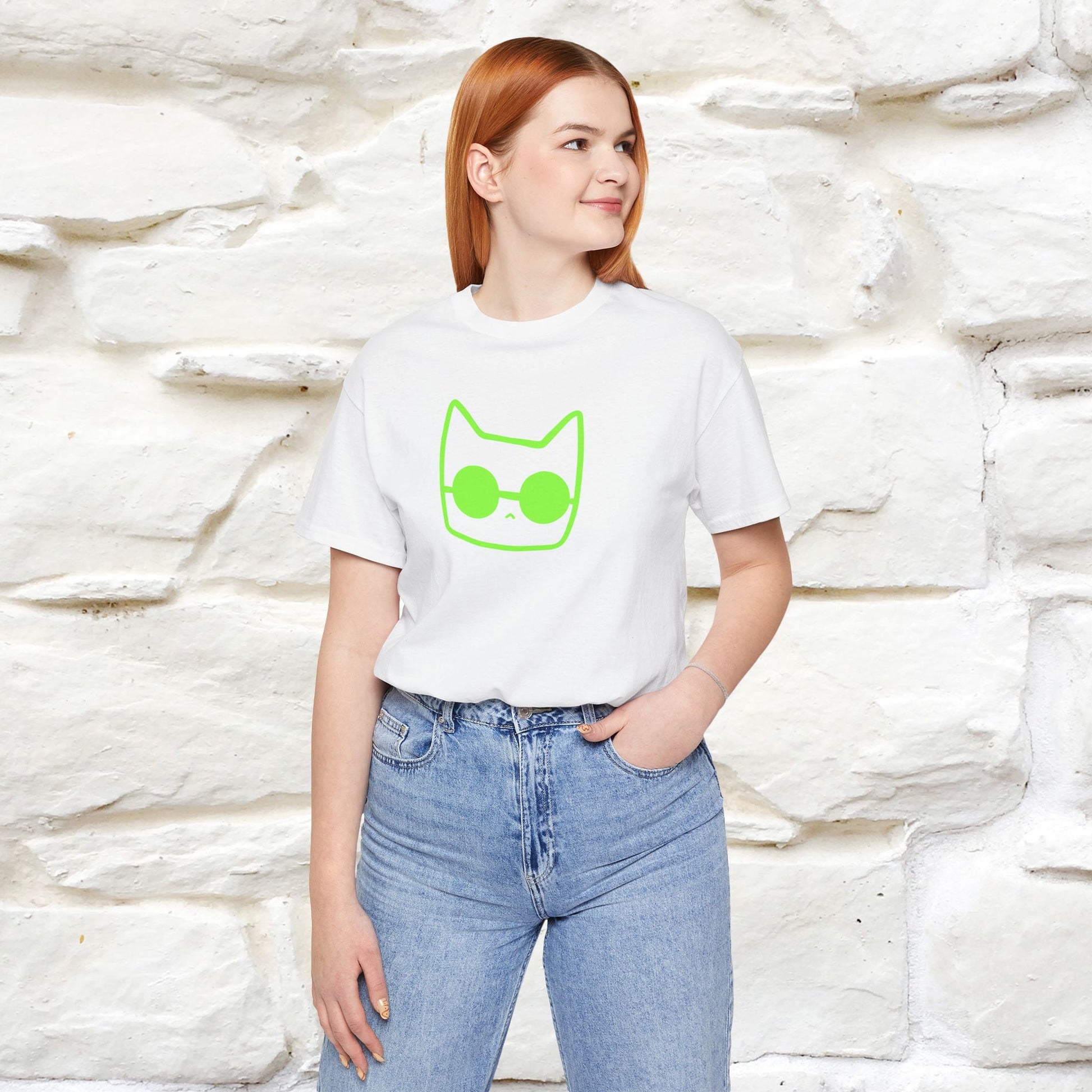 ''Everything Will Be Ok '' Cat T-Shirt Front and Back Design | Nunu&Miao Studio - Nunu&Miao Studio