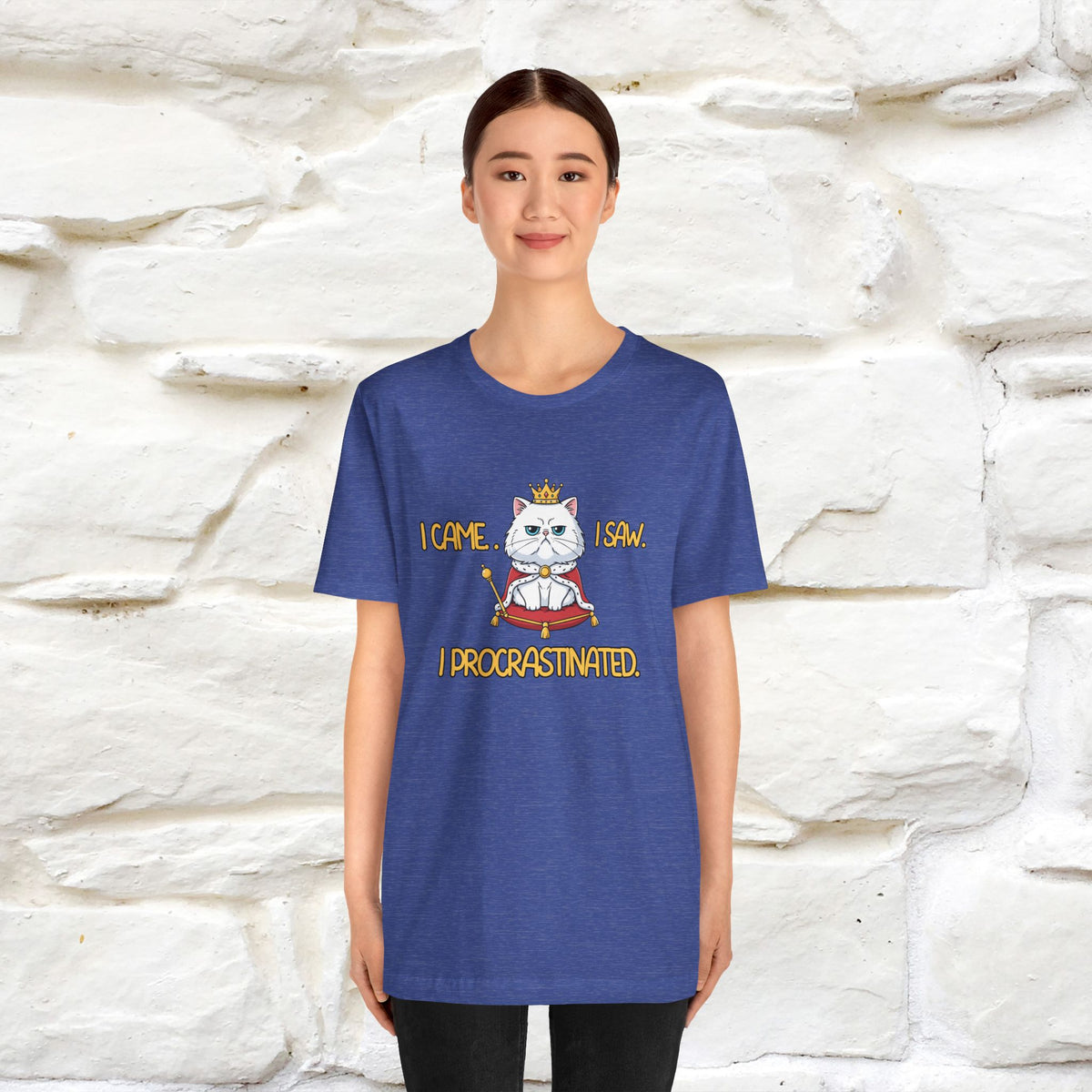 ''“I came. I saw. I procrastinated.''| Funny T-Shirt | Nunu&Miao Studio