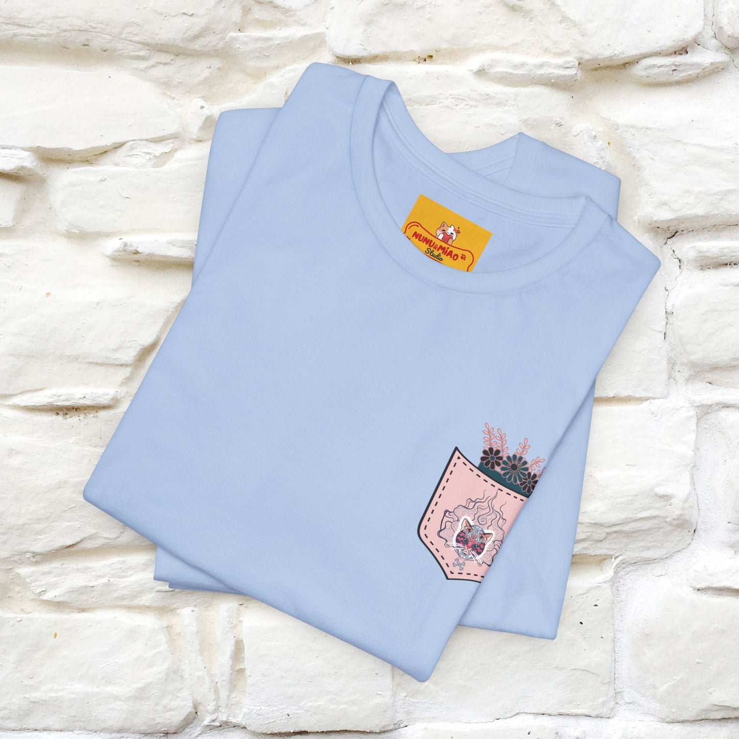 ''Air Fire Cat'' | Cat T-Shirt Front and Back Design | Nunu&Miao Studio - Nunu&Miao Studio