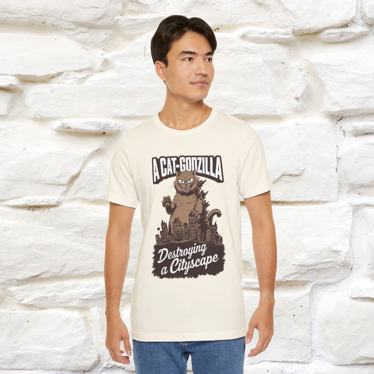 ''A Cat-Godzilla ''| CatT-Shirt | Nunu&Miao Studio - Nunu&Miao Studio