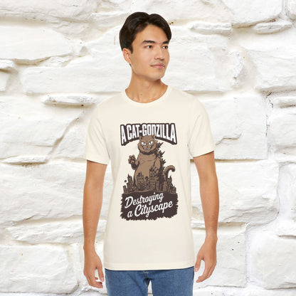 ''A Cat-Godzilla ''| CatT-Shirt | Nunu&Miao Studio - Nunu&Miao Studio