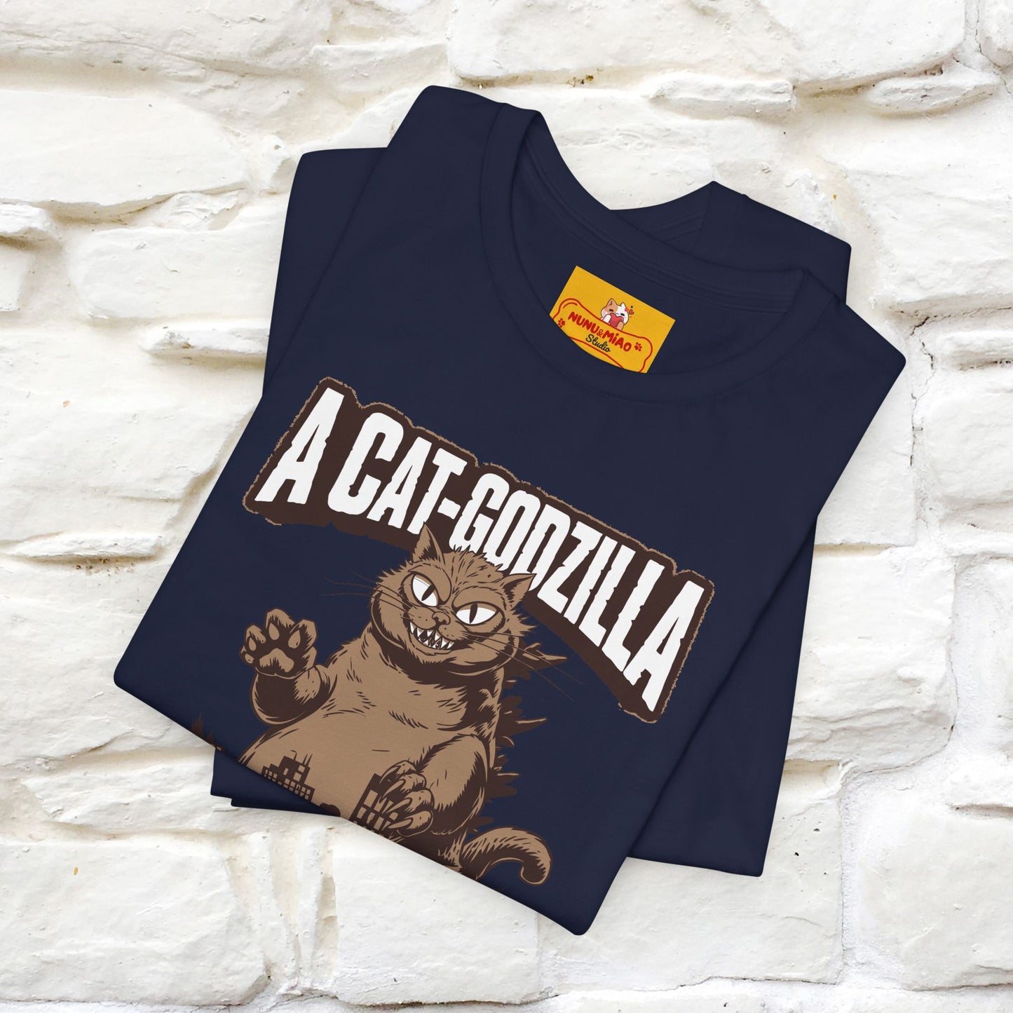 ''A Cat-Godzilla ''| CatT-Shirt | Nunu&Miao Studio - Nunu&Miao Studio