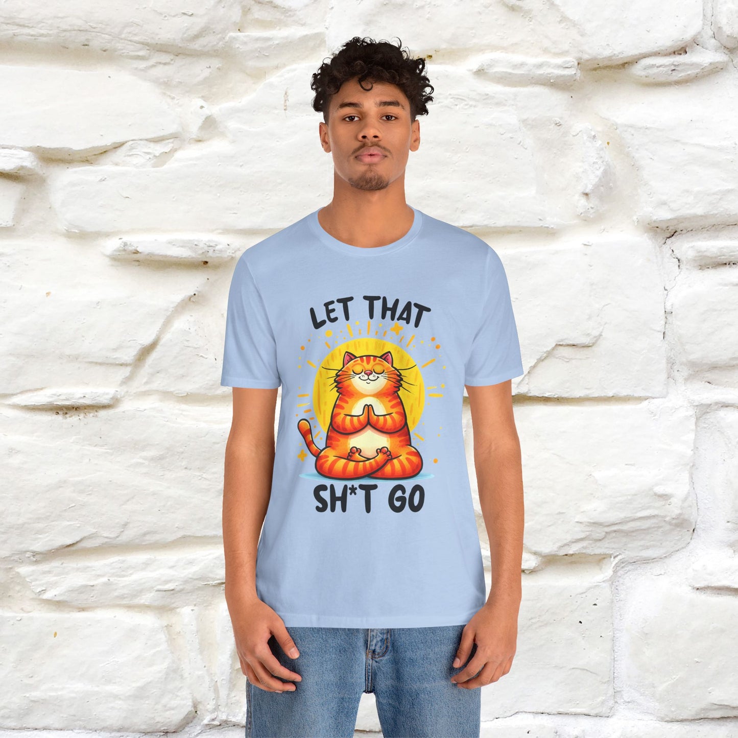 "Let That Sh*t Go" Cat T-shirt |Nunu&Miao Studio - Nunu&Miao Studio