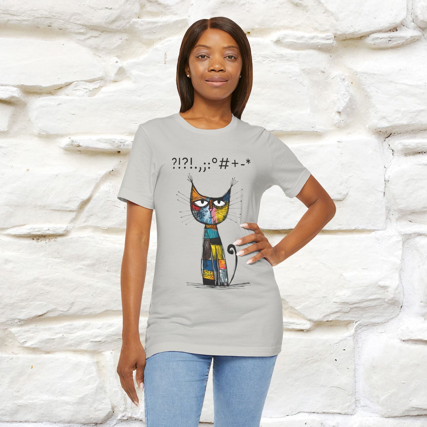 "Enigma" Cat T-shirt |Nunu&Miao Studio - Nunu&Miao Studio