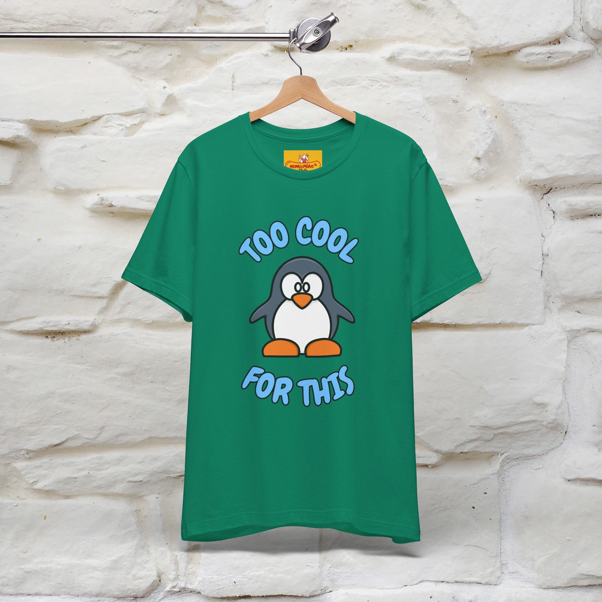 ''Too Cool For This" |Cat T-Shirt | Nunu&Miao Studio - Nunu&Miao Studio