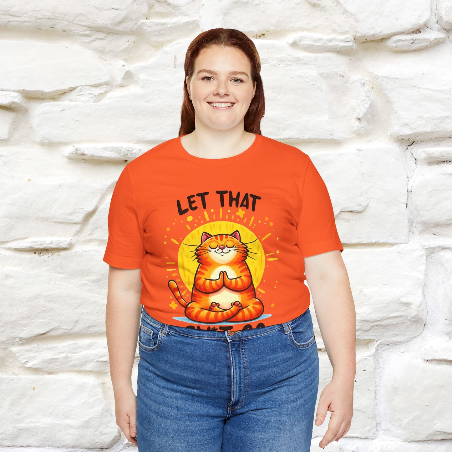 "Let That Sh*t Go" Cat T-shirt |Nunu&Miao Studio - Nunu&Miao Studio