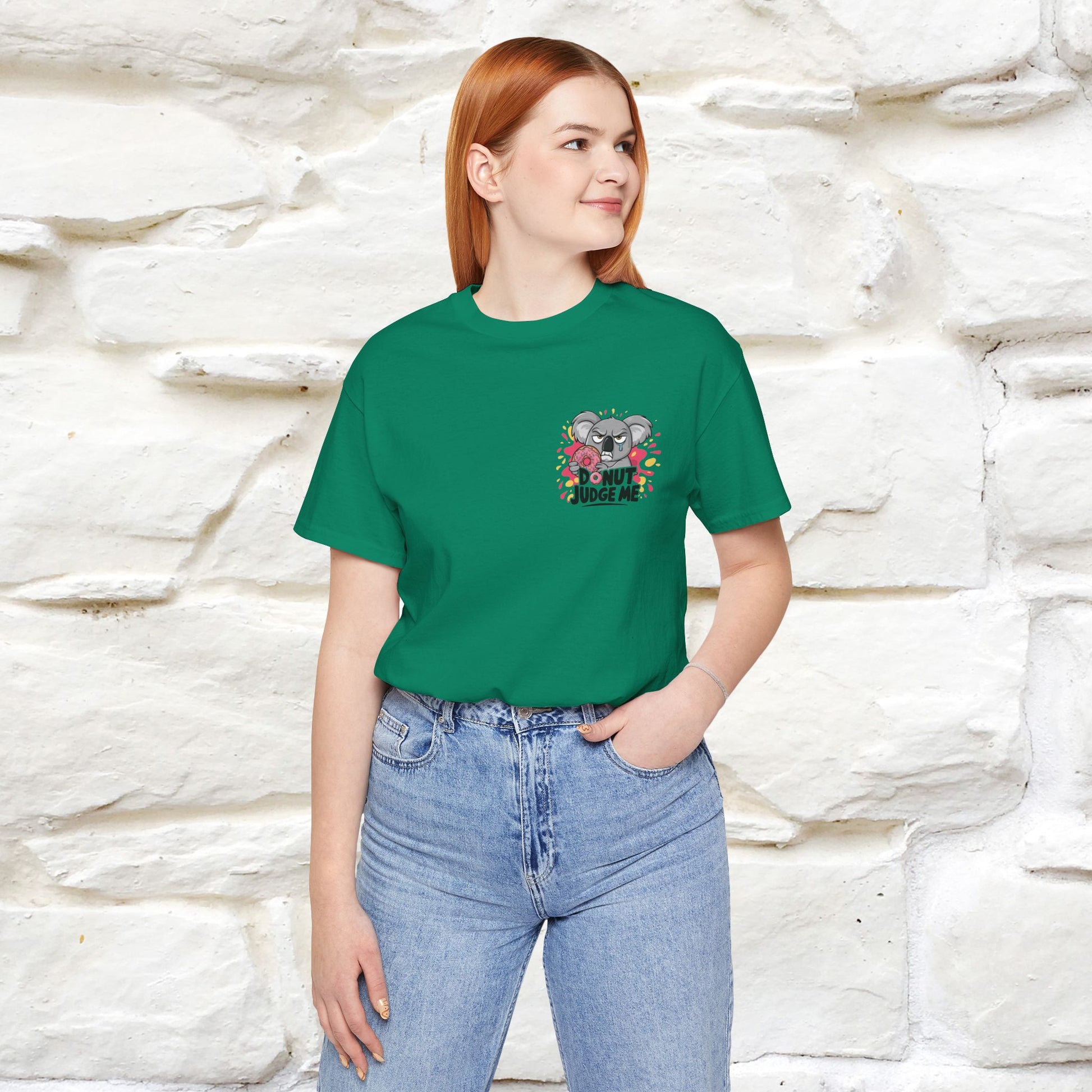 "Donut Judge Me " |Funny  T-Shirt | Front & Back Design | Nunu&Miao Studio - Nunu&Miao Studio