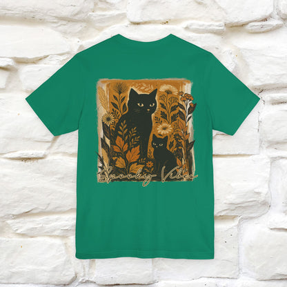 "Spooky Vibes" Cat T-shirt |Nunu&Miao Studio - Nunu&Miao Studio