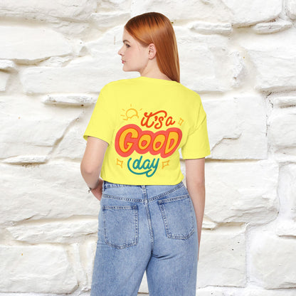 ""It's A Good Day" Cat T-Shirt| Front & Back Design | Nunu&Miao Studio - Nunu&Miao Studio