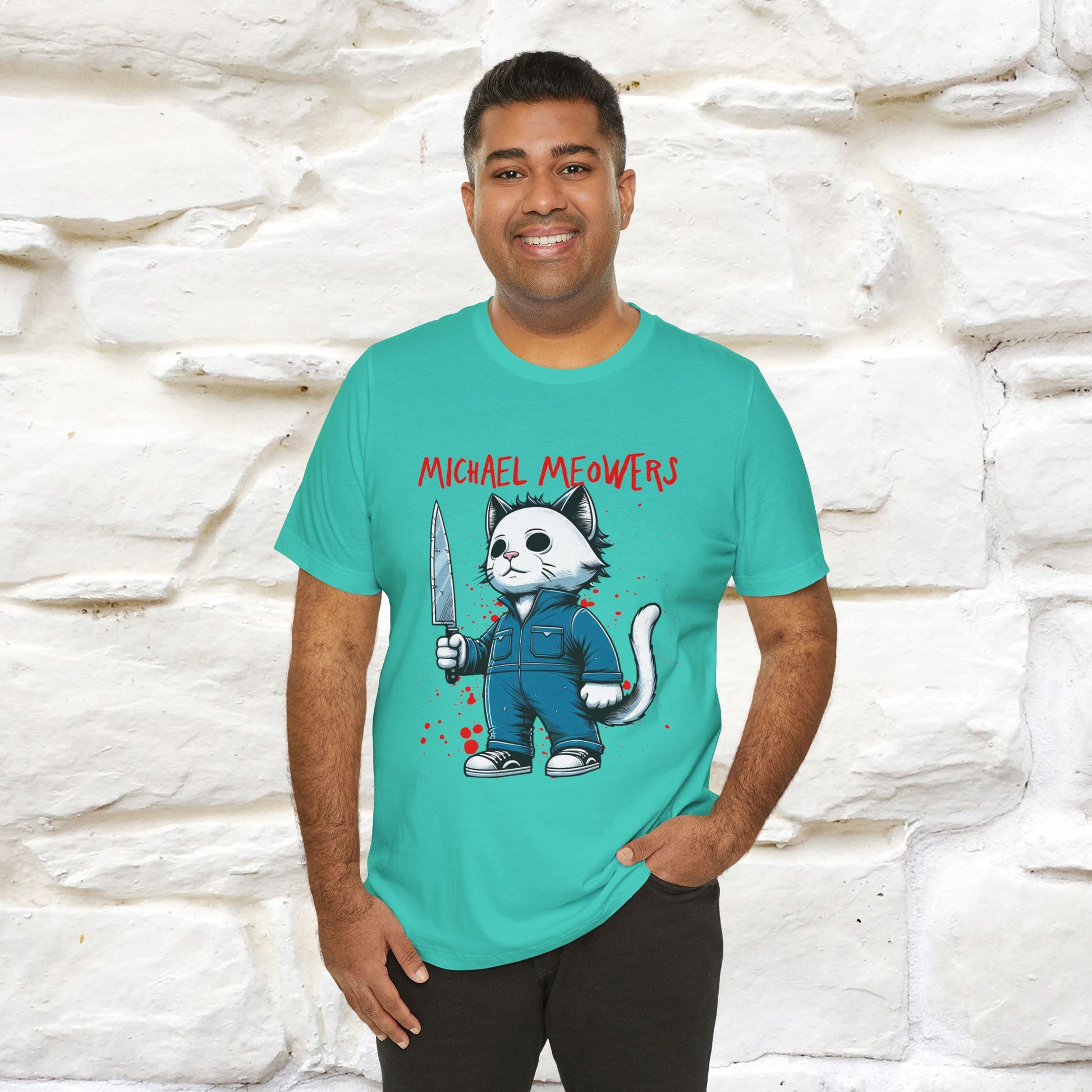 ''Michael Meowers'' Cat T-Shirt |  | Nunu&Miao Studio - Nunu&Miao Studio