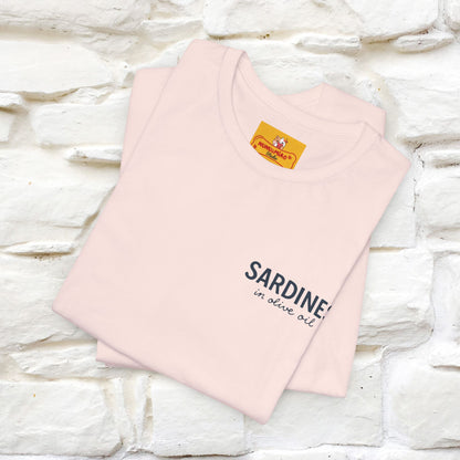 "Sardines In Olive Oil" Cute T-shirt | Front & Back Design|Nunu&Miao Studio - Nunu&Miao Studio