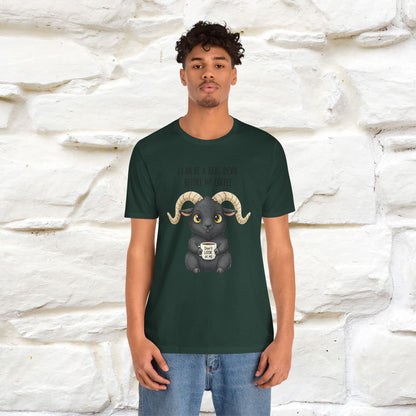 "I Can Be a Real Devil Before My Coffe" Funny T-shirt |Nunu&Miao Studio - Nunu&Miao Studio